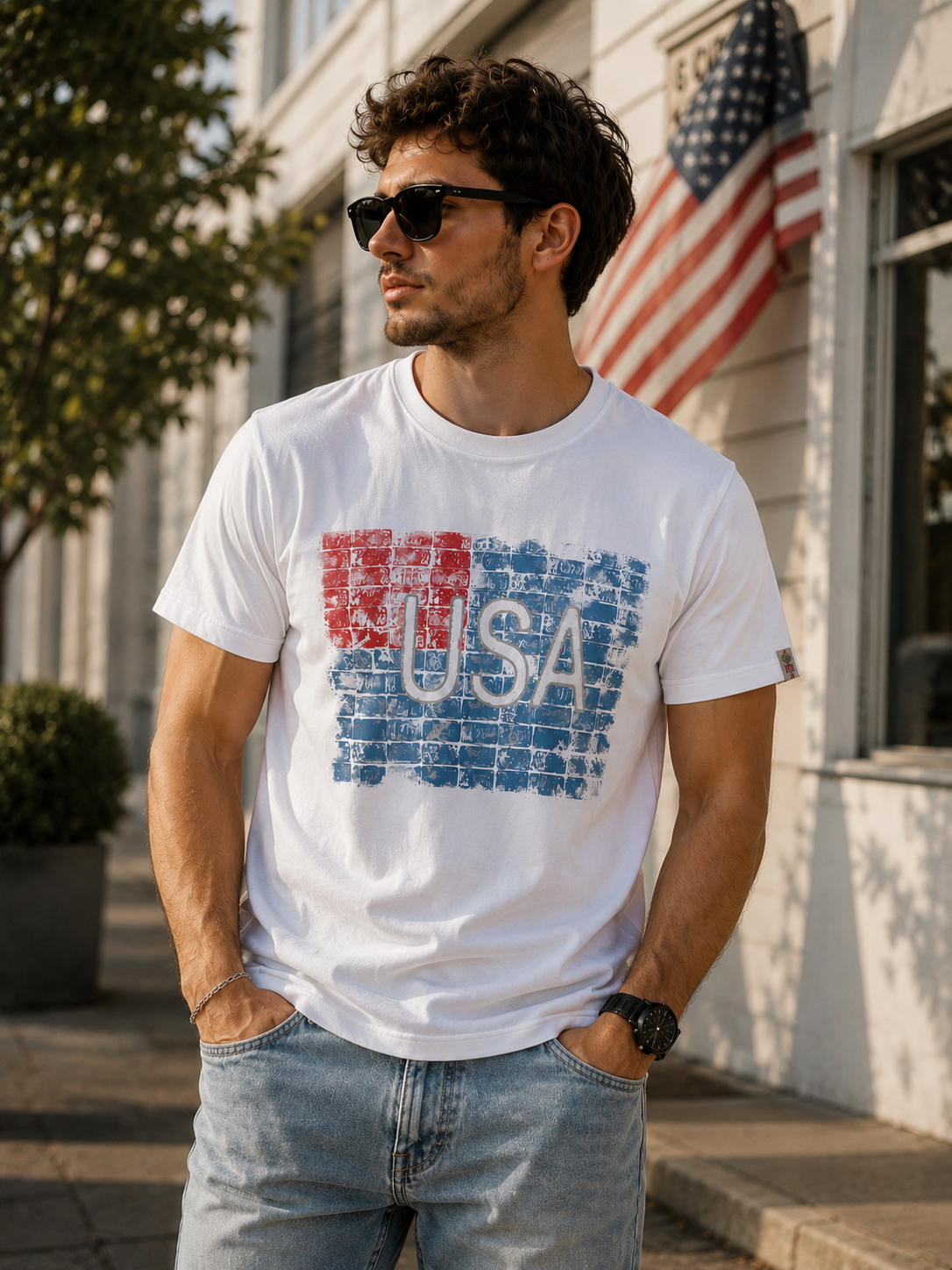 Mens Printed T Shirt