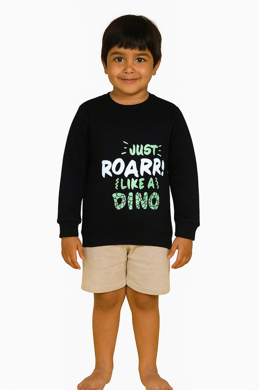 Boys Long Sleeve Crew Neck Pullover