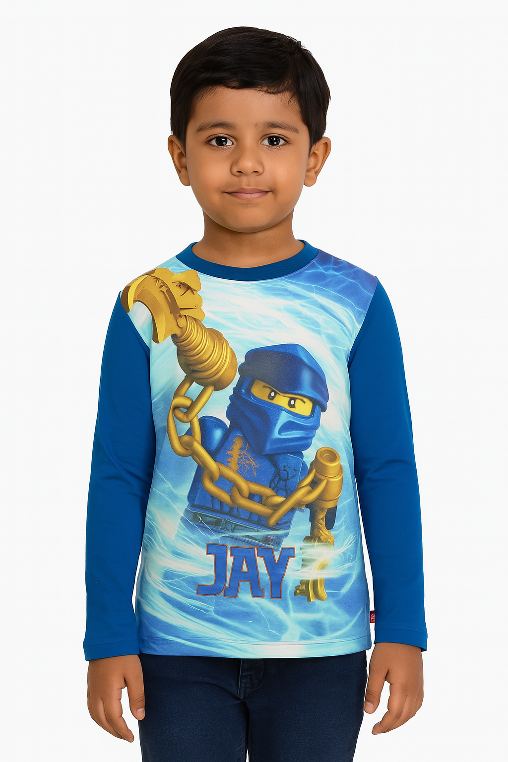 Boys Sublimation Printed T Shirt Black