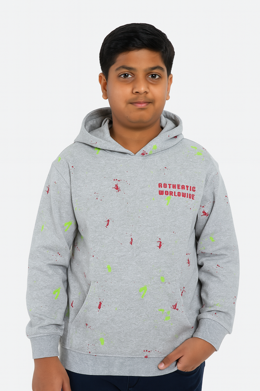 Boys Hooded Pullover Sweatshirt