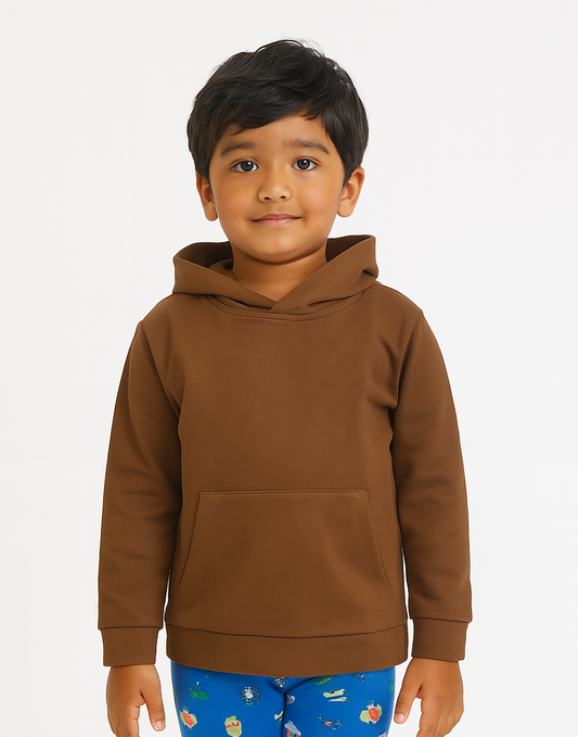 Boys Pullover Sweatshirt Brown