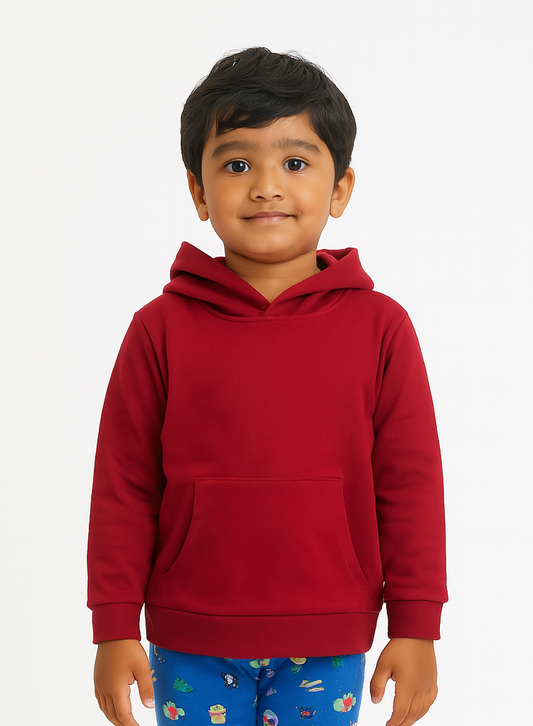 Boys Pullover Sweatshirt Wine