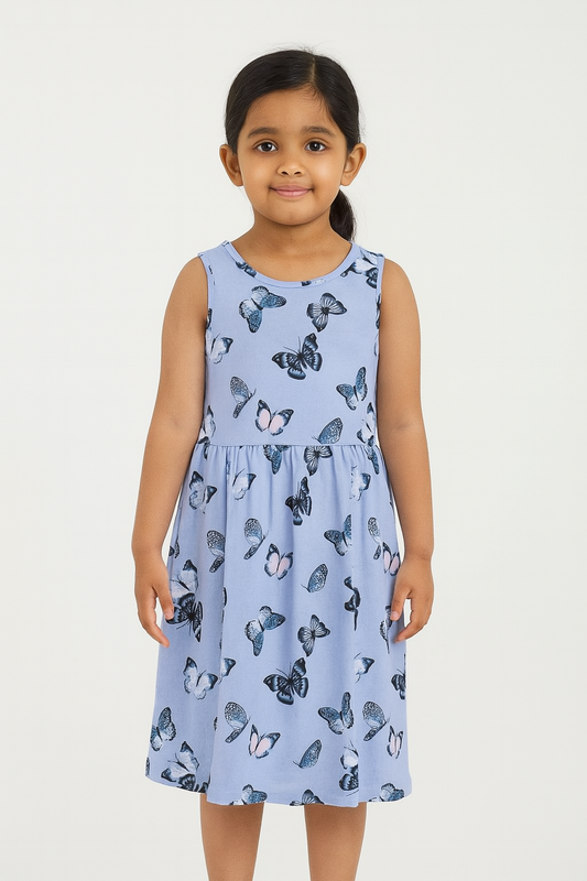H&M Girls Printed Knit Dress
