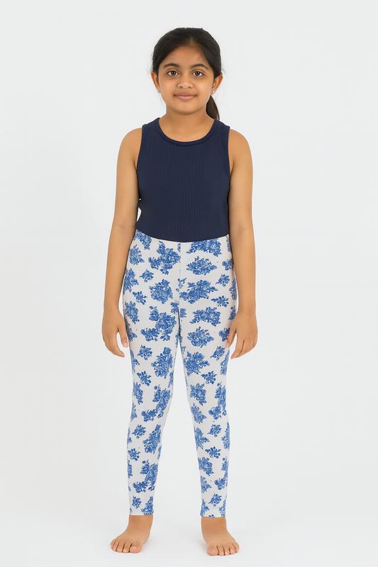 Girls Printed Stretch Legging