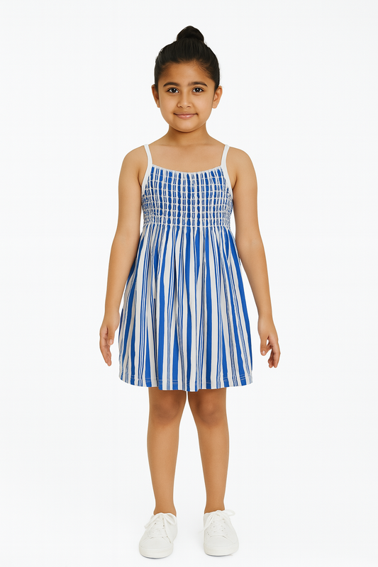 Girls Spaghetti Strap Smocked Tops