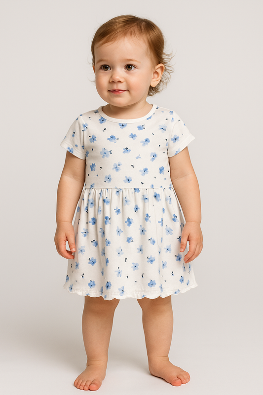 Baby Girls Printed Knit Dress