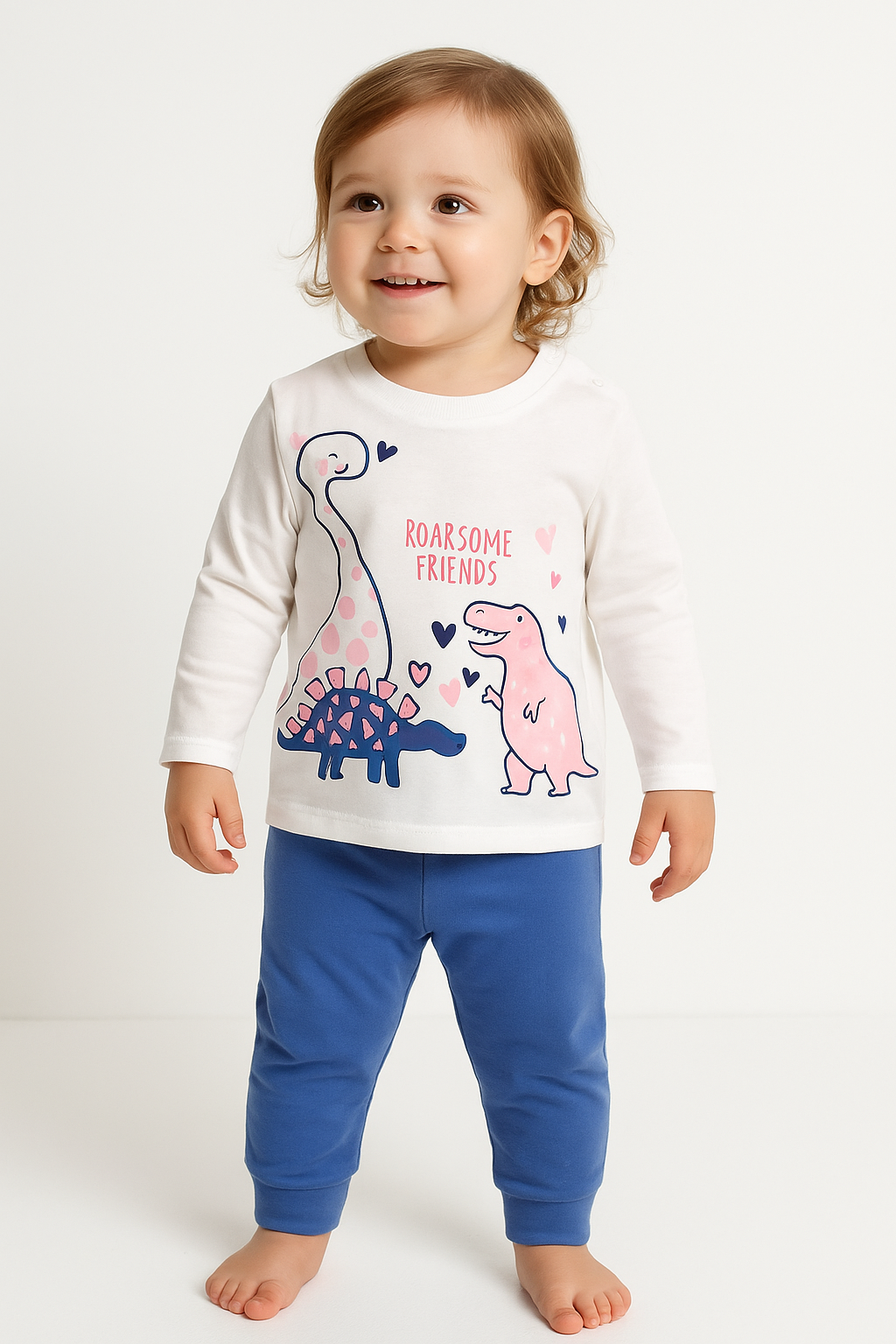 Girls Printed Pyjama Set