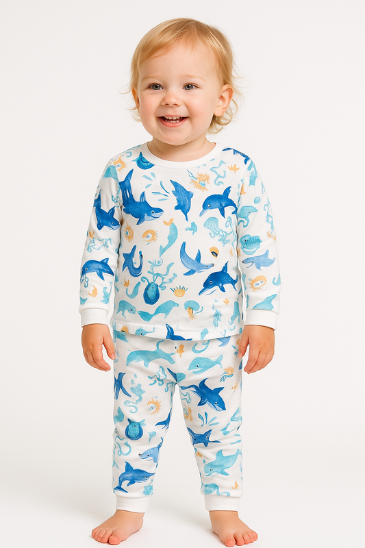 Girls Printed Pyjama Set