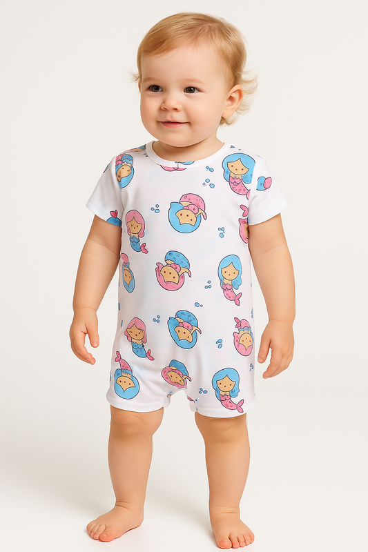 Baby Girls Printed Playsuit