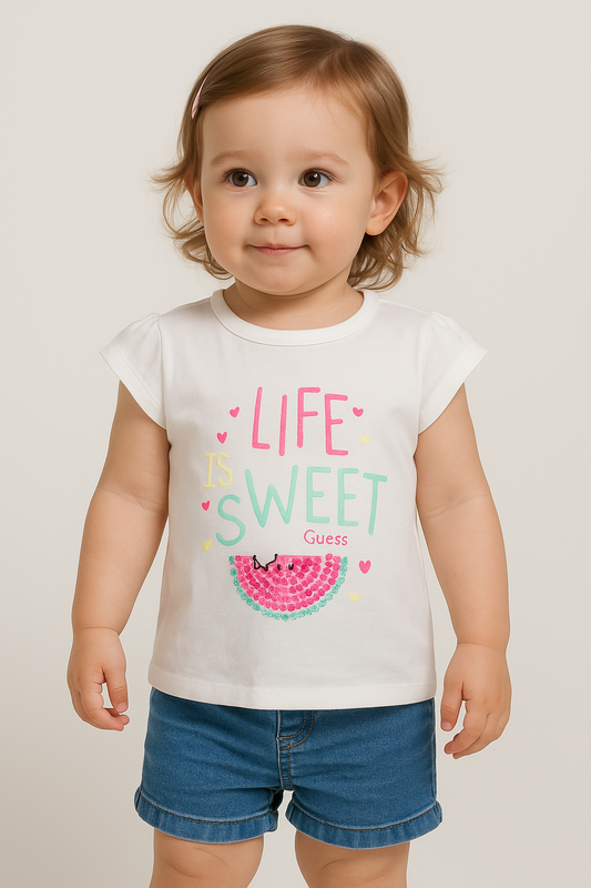 Baby Girls Sequined T Shirt