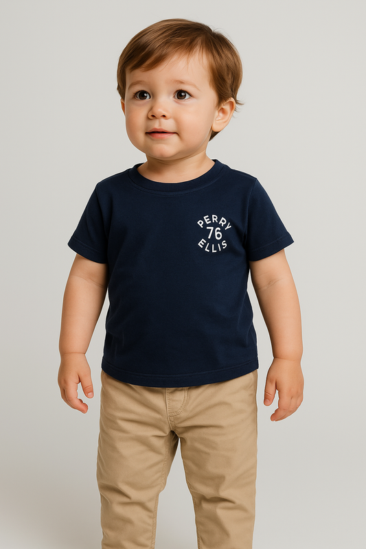 Boys Short Sleeve T Shirt Navy
