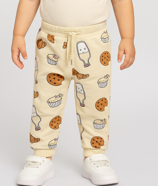 Baby Boys French Terry Jogger | Ecru