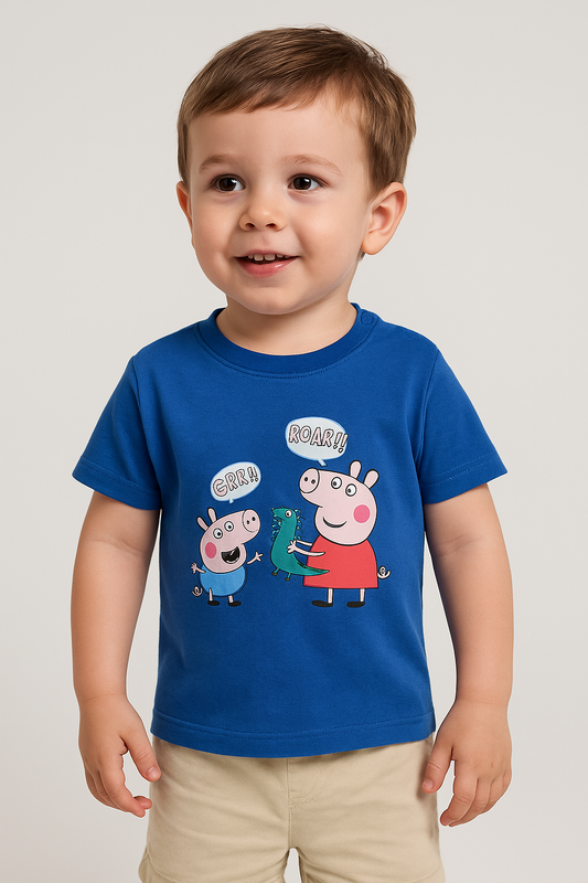 Boys Printed T Shirt | Blue
