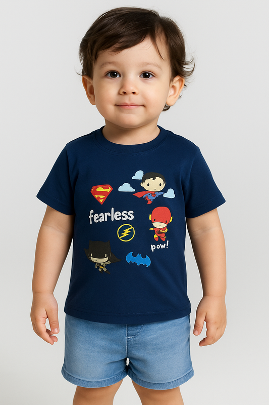 Justice League Boys Printed T Shirt