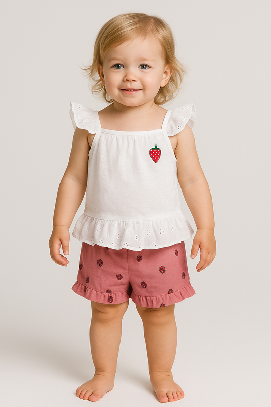Baby Girls Printed 2 Pc Set