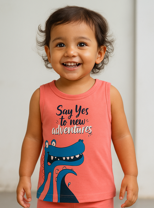 Baby Boys Sleeveless T Shirt