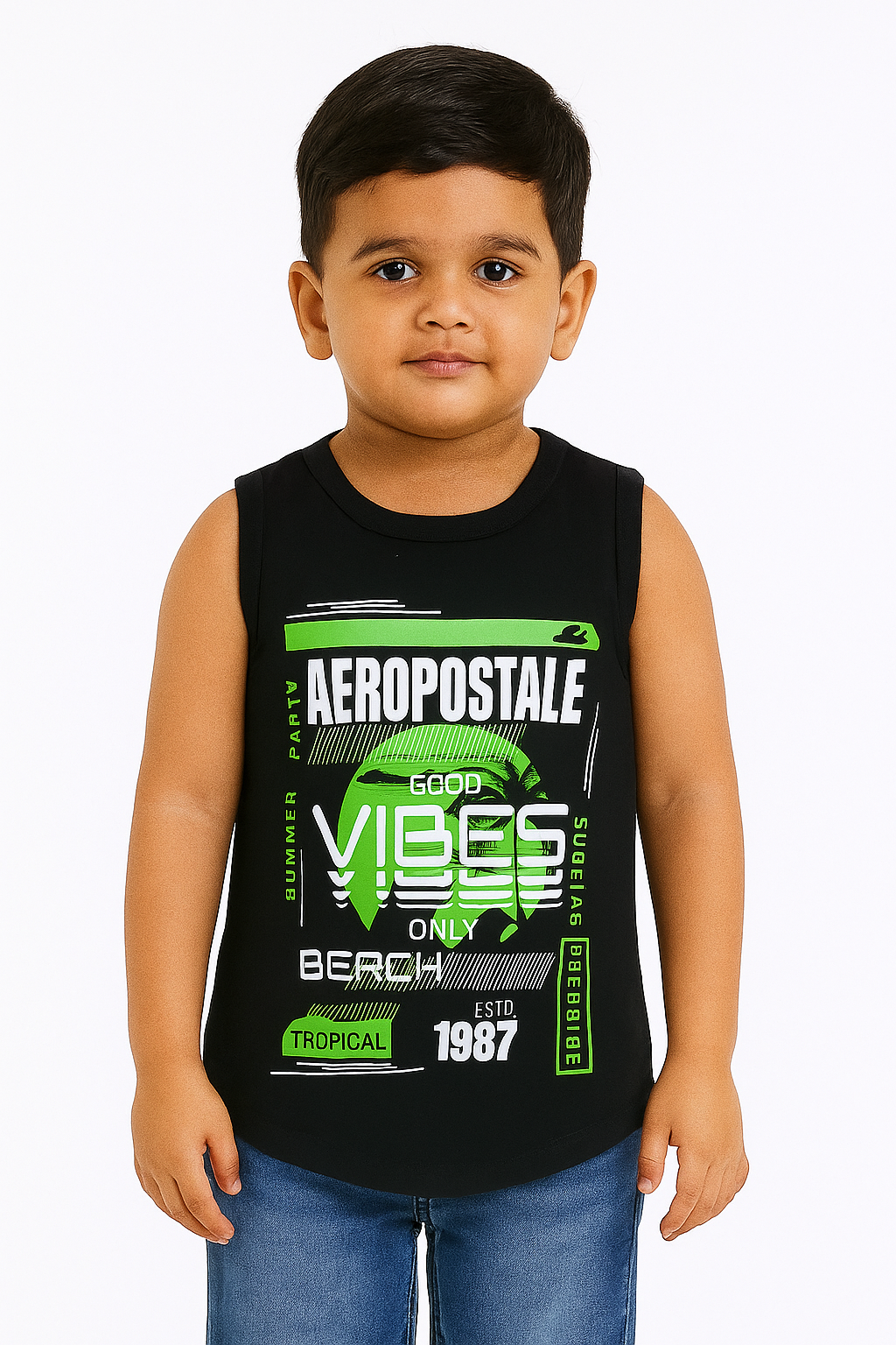 Boys Printed Muscle T-Shirts