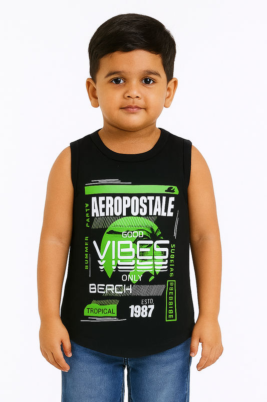 Boys Printed Muscle T-Shirts