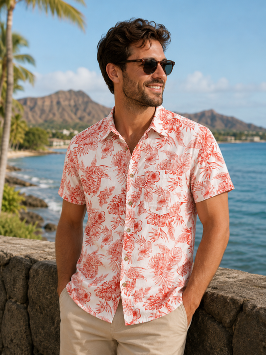 Mens Printed Woven Shirts