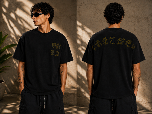 Mens Printed Oversize Fit T-Shirt