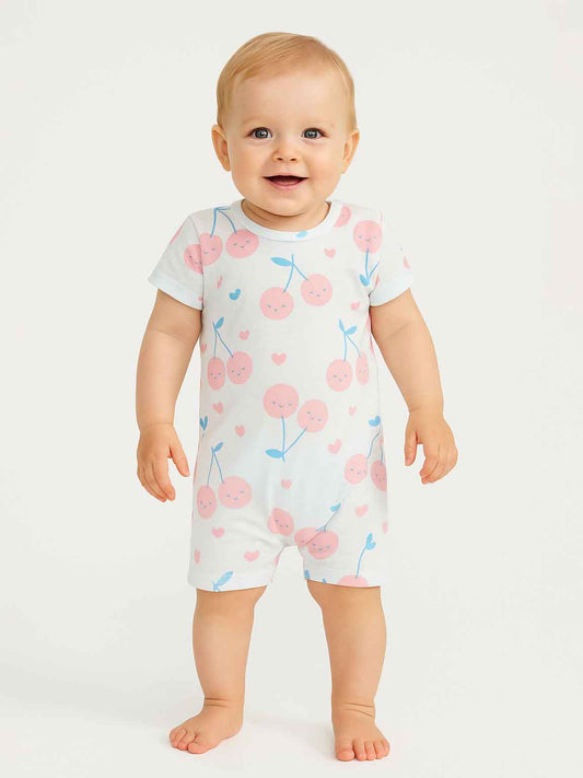 Baby Girls Printed Playsuit