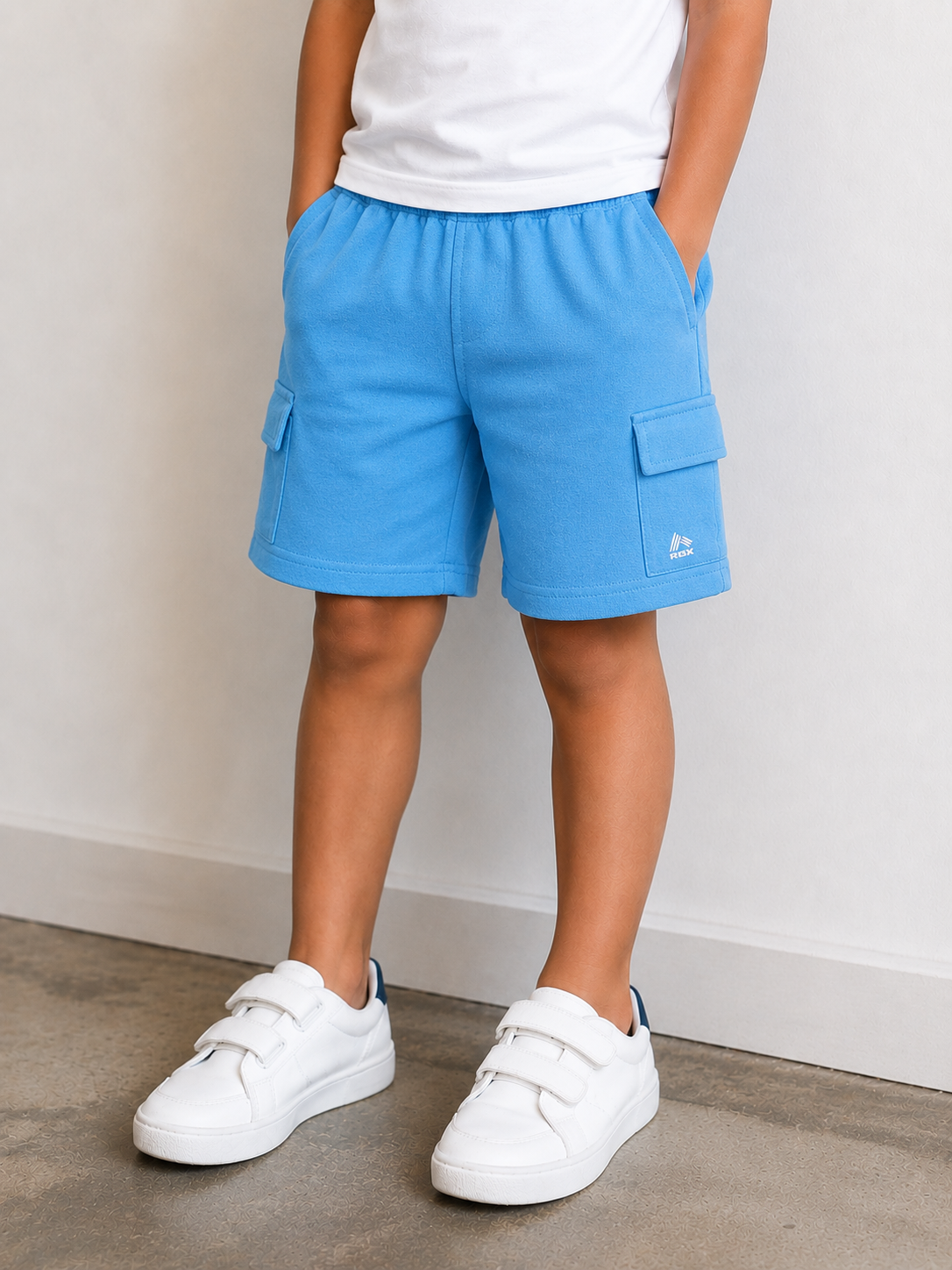 Boys Blue Cargo Shorts