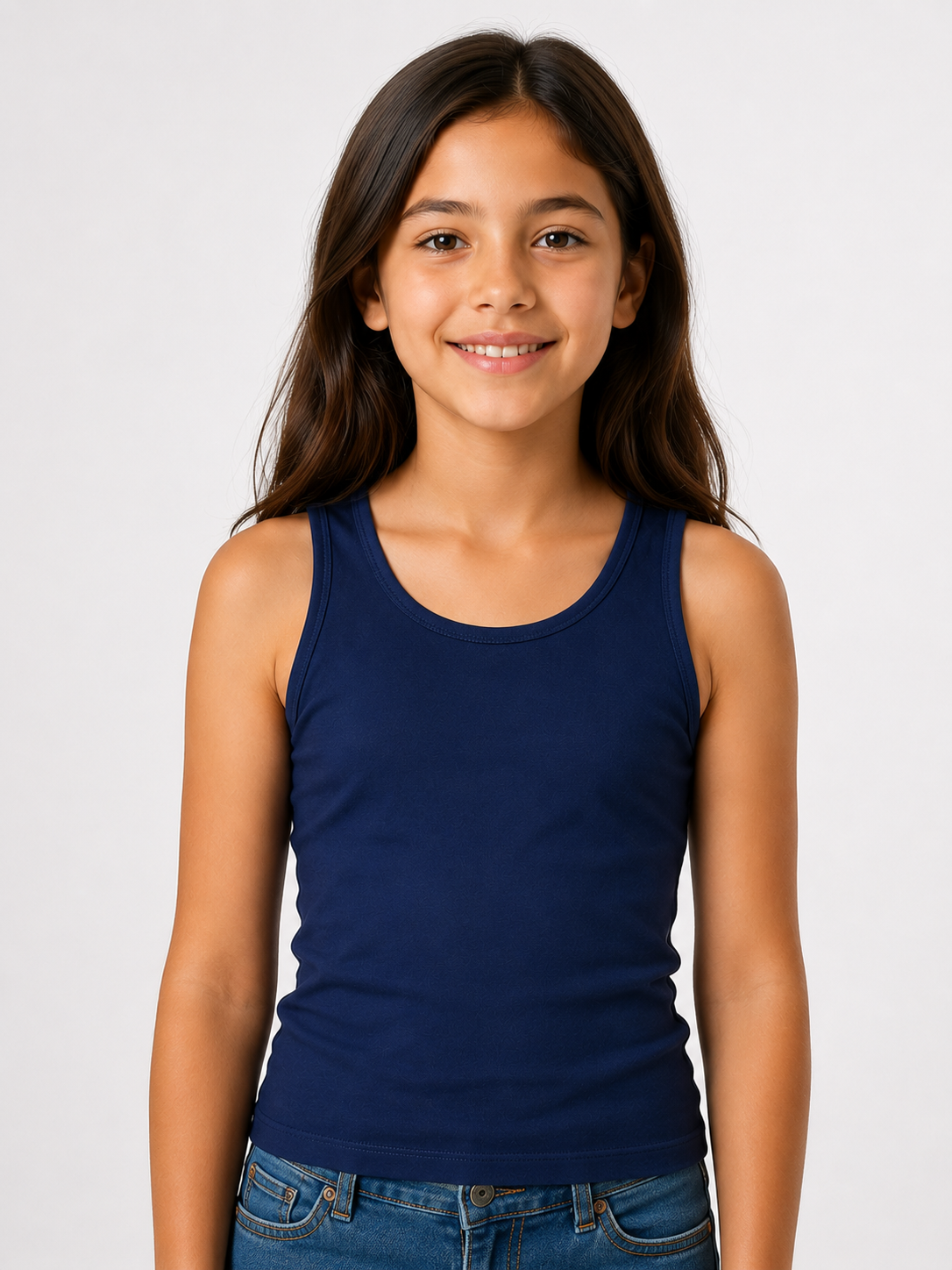 Girls Sleeveless T Shirt