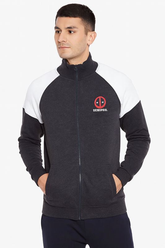 Mens Full Zipper Fleece Sweatshirt