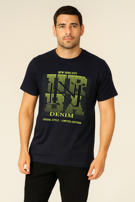 Mens Viscose Printed T Shirt
