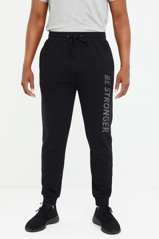 Mens French Terry Jogger Black