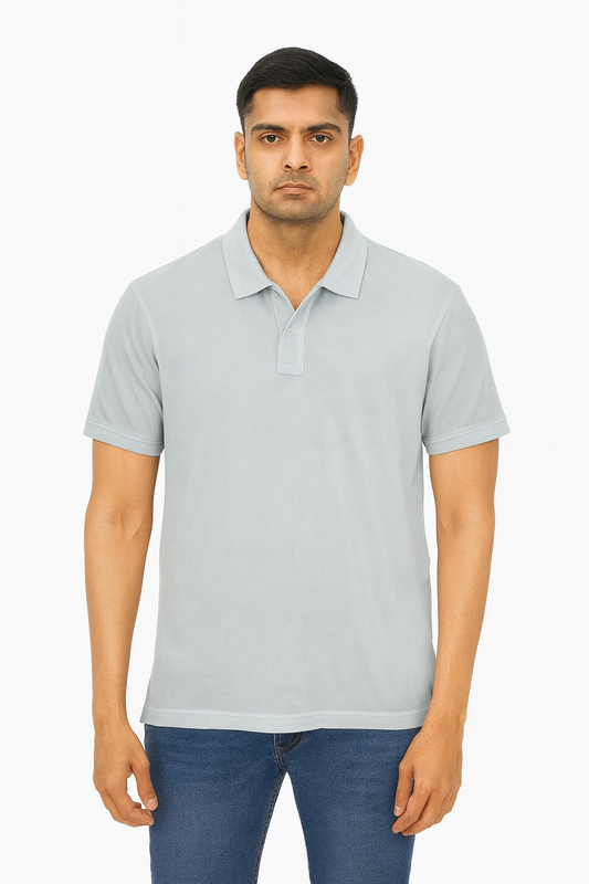 Mens Short Sleeve Stone Polo