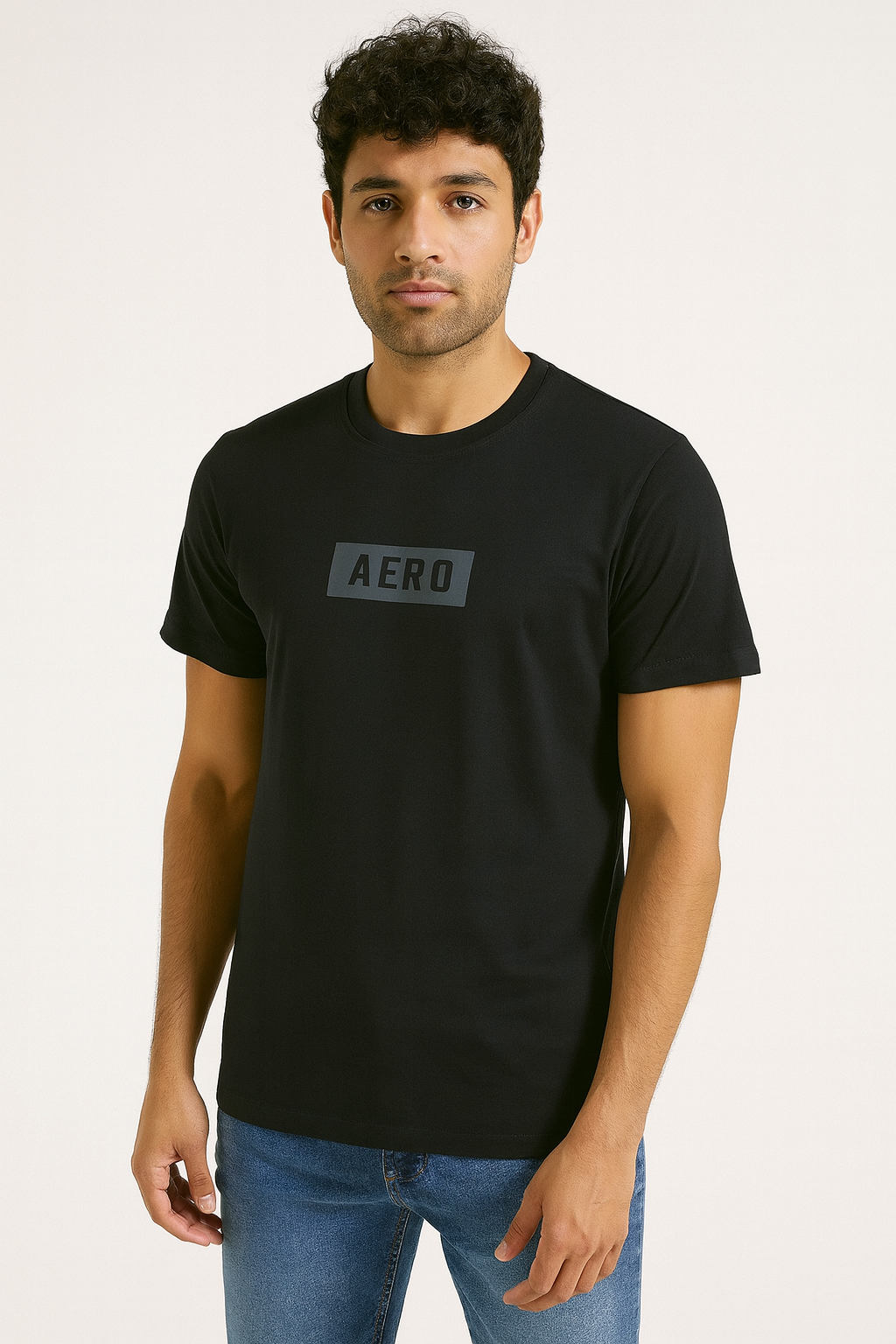 Mens Black Aero T Shirt