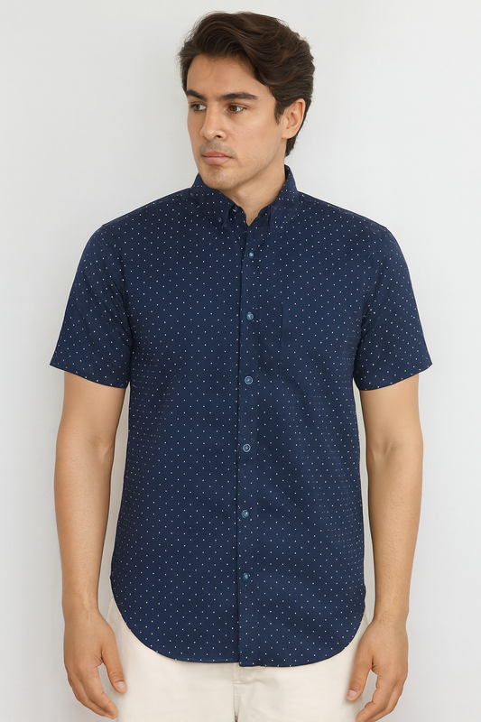 Mens Slim Fit Cotton Shirt