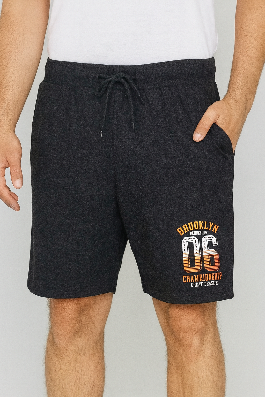 Mens French Terry Knit Shorts
