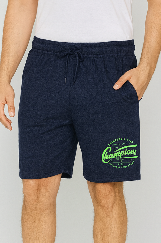 Mens French Terry Knit Shorts