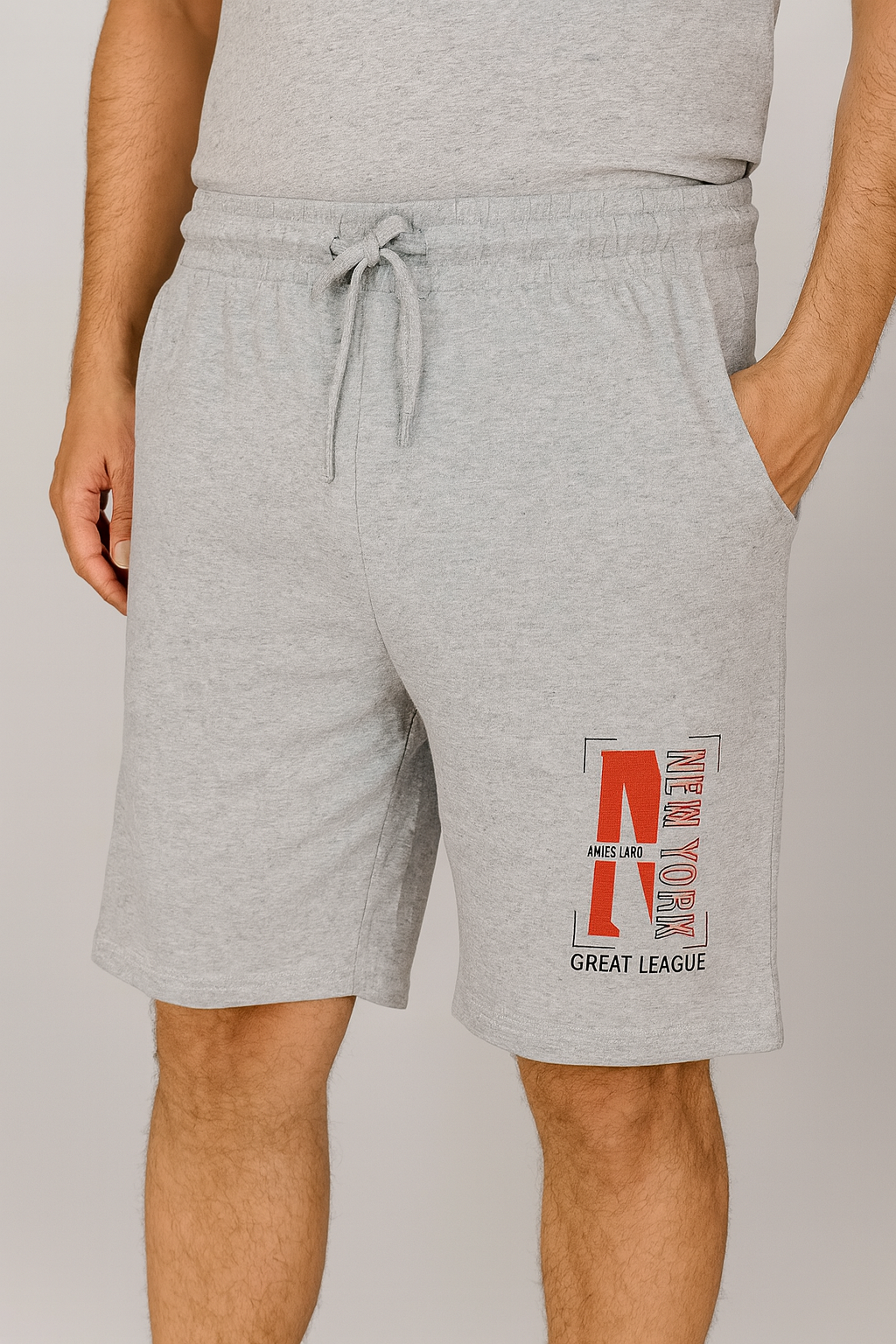 Mens French Terry Knit Shorts