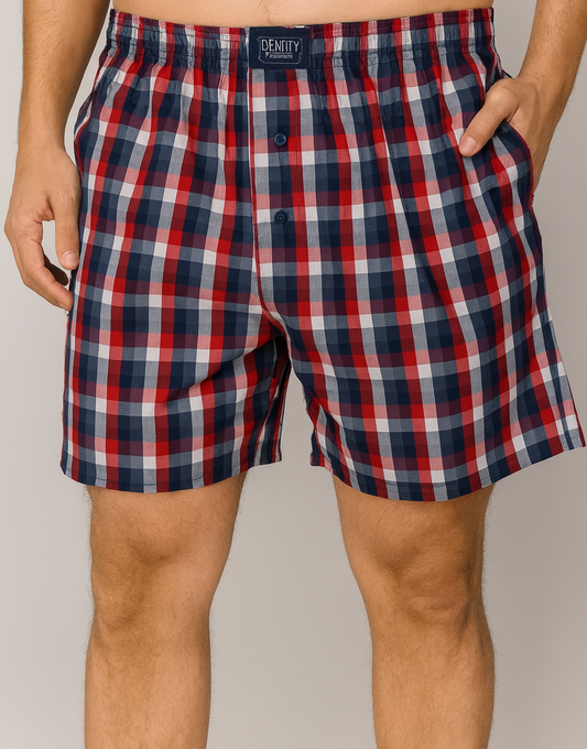 Mens Woven Boxer Shorts