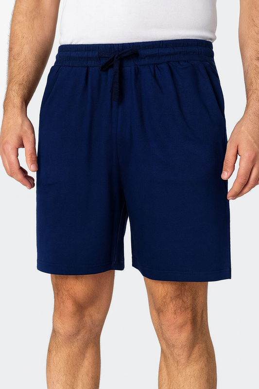 Mens French Terry Shorts | Navy