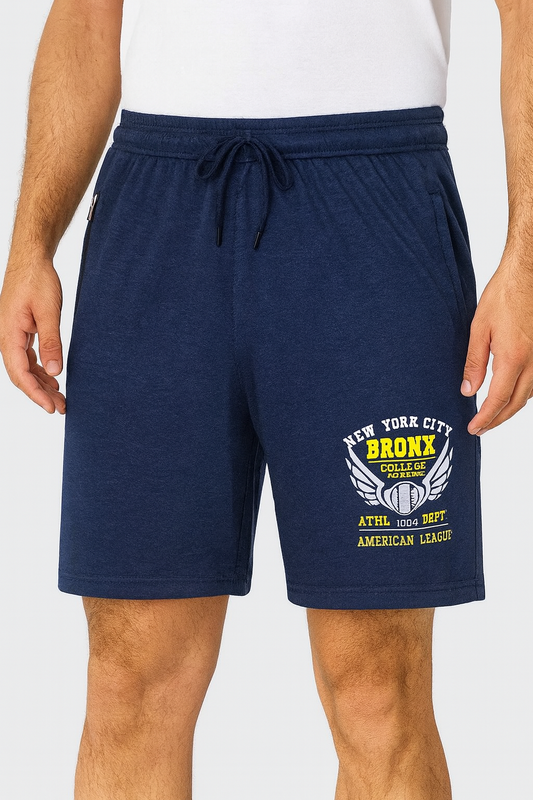 Mens French Terry Shorts | Navy Blue