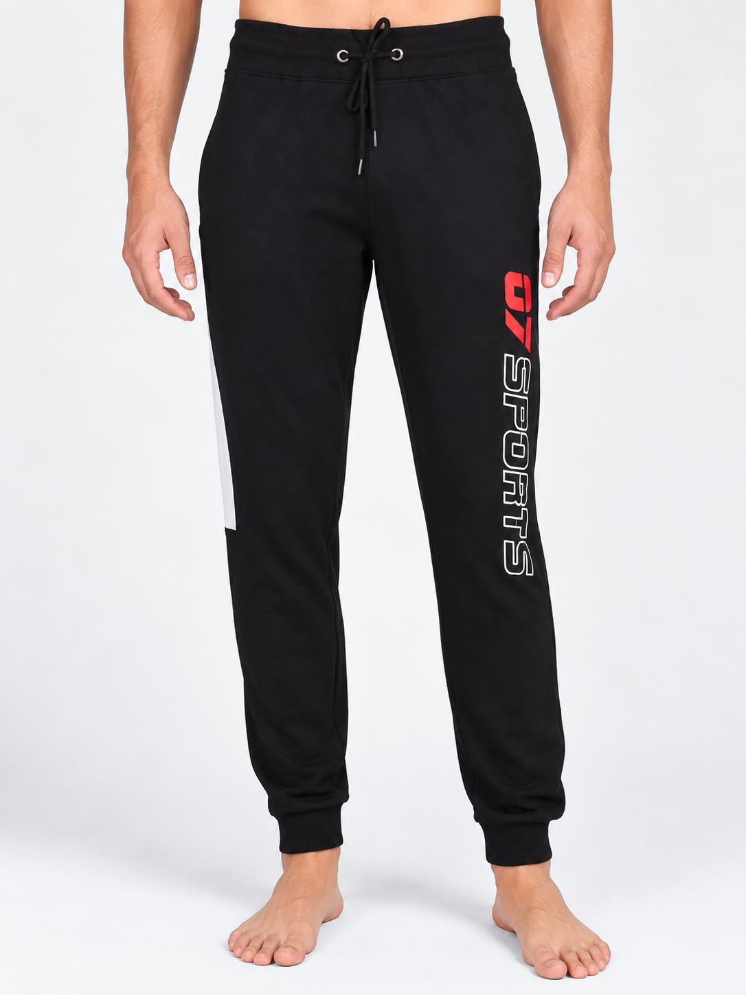 Mens Printed French Terry Joggers