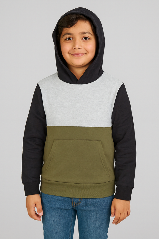 Boys Hooded Pullover Sweatshirt