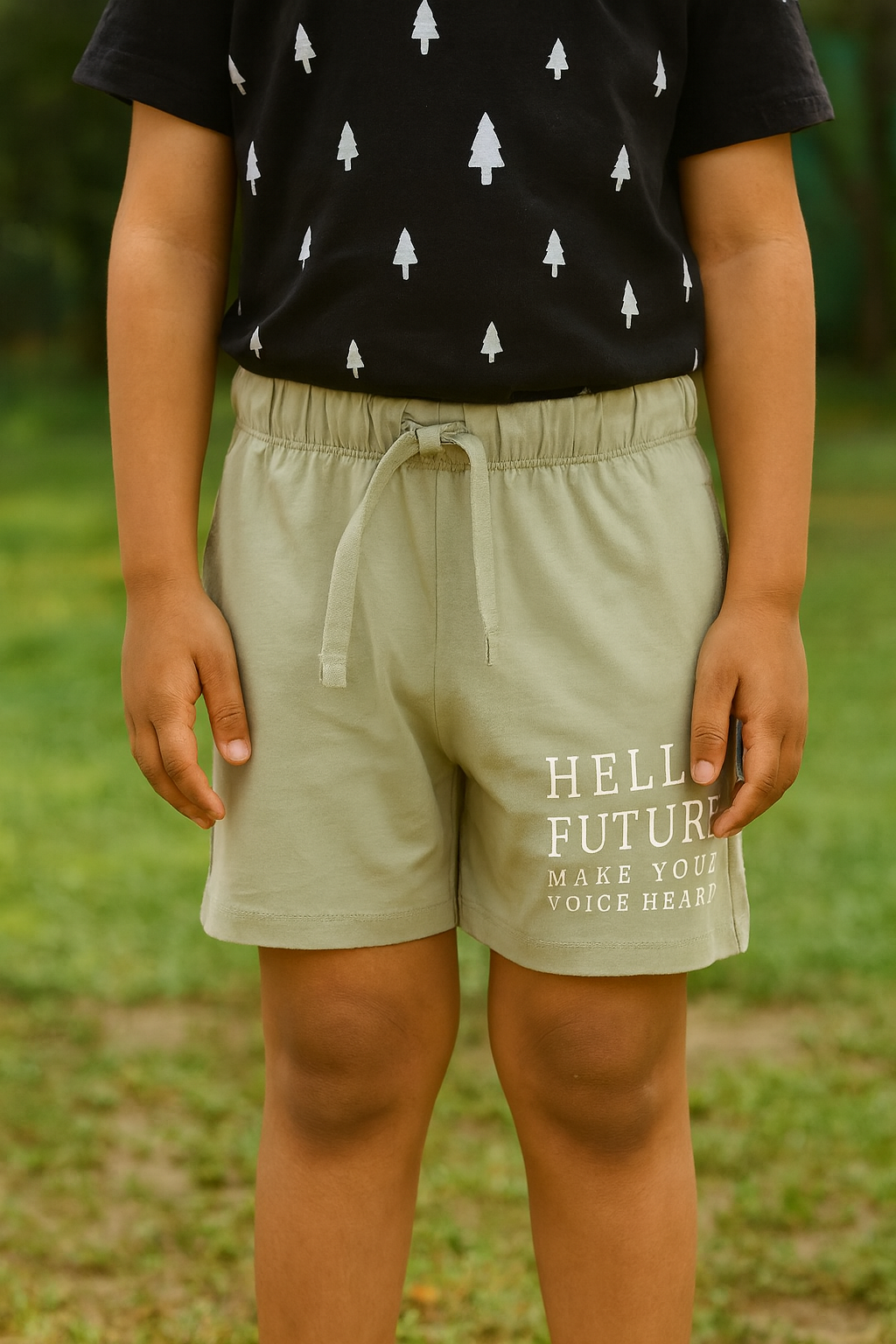 Boys Solids & Motif Shorts