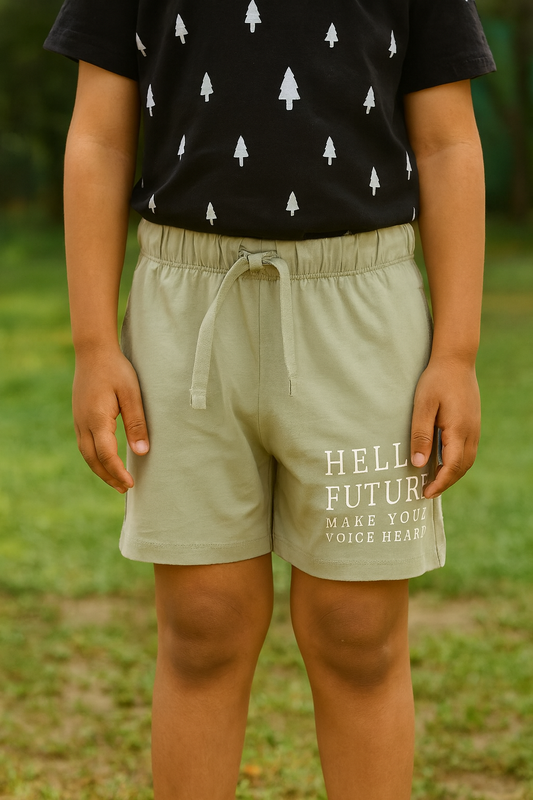 Boys Solids & Motif Shorts