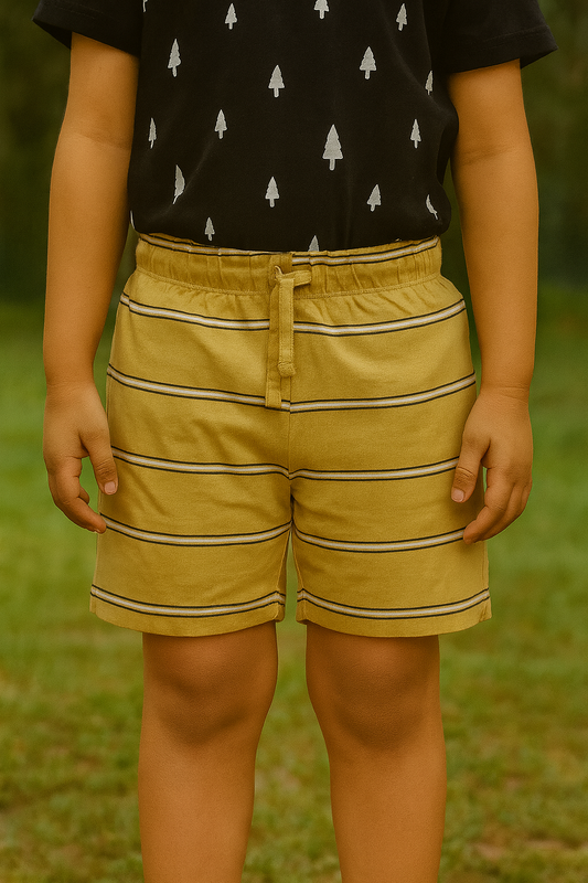 Boys Solids & Motif Shorts