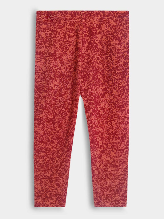 Girls Stretch Printed Leggings