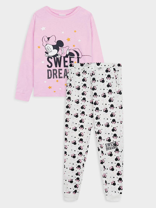 Girls Printed Pyjama Set