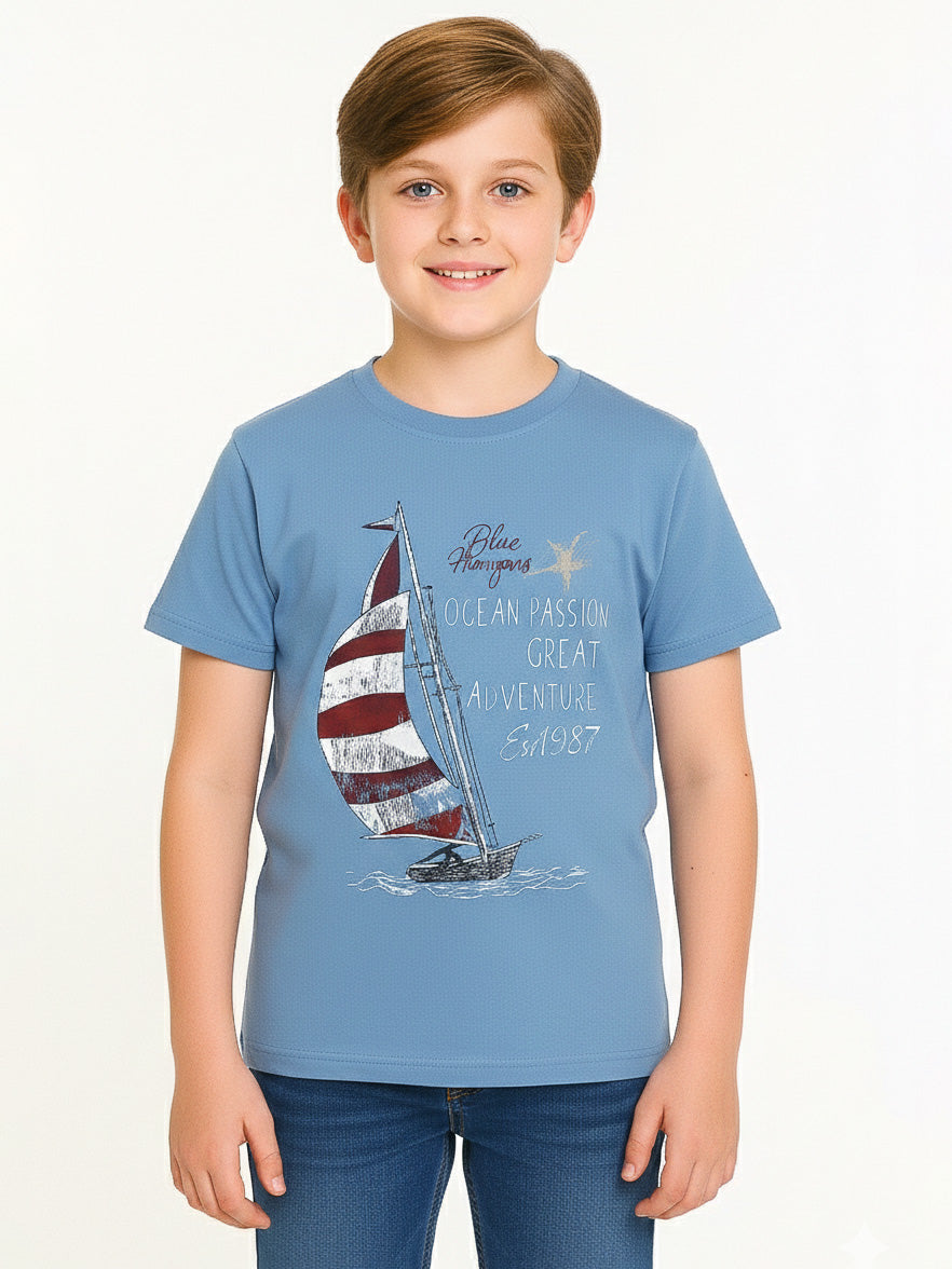 Boys Printed T Shirt