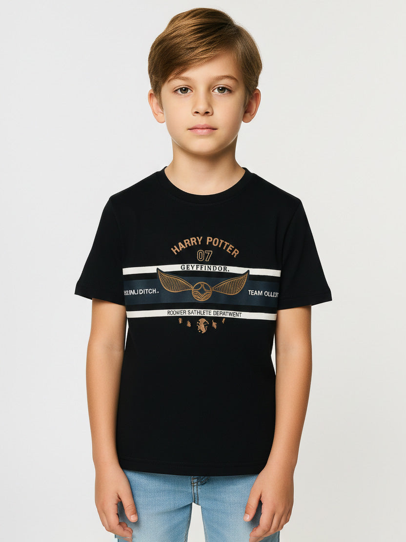 Boys Black T Shirt