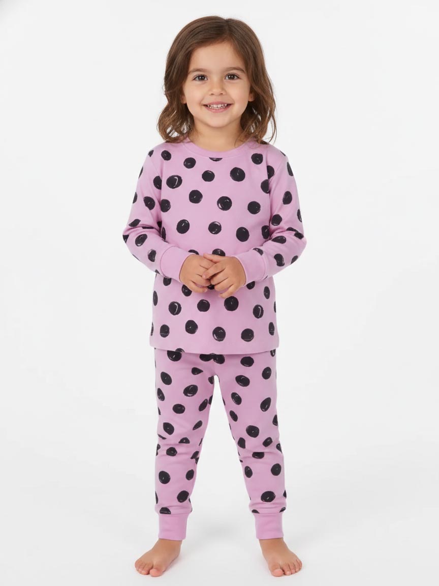 Girls Printed Pyjama Set