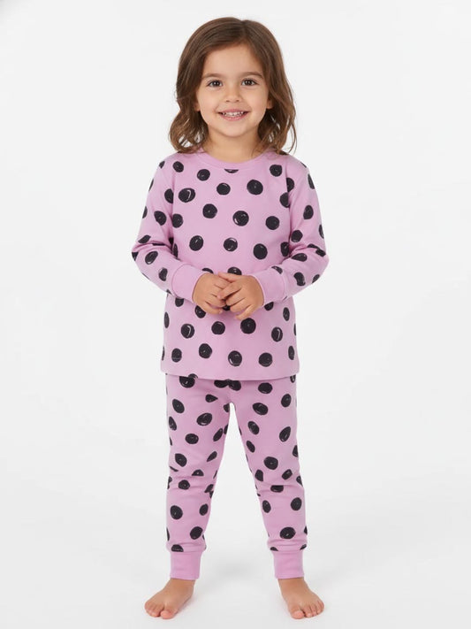 Girls Printed Pyjama Set